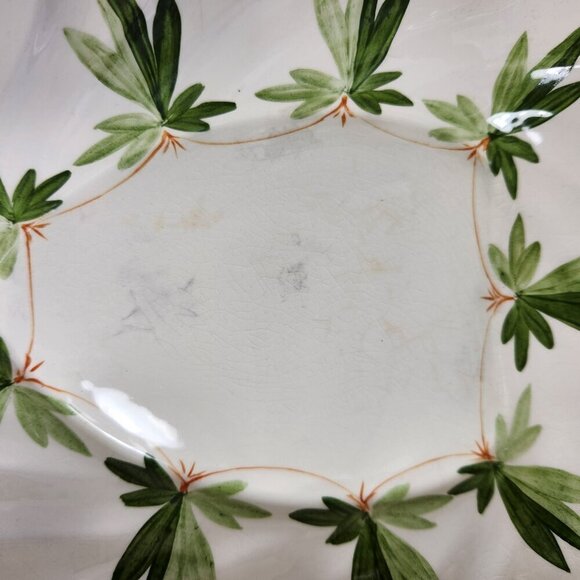 Simpsons Pottery Serving Dish Normandy Pattern Bowl Hand Painted Made in England - Picture 6 of 10